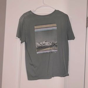 Roxy sage green t shirt